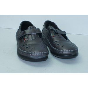 SAS Woman's TriPad Comfort Slip On Shoes Grey Leather 6.5W